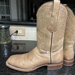Texas Country men’s leather cowboy western boots